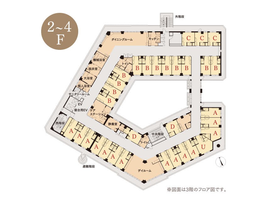 ゆうらいふ横浜 間取図