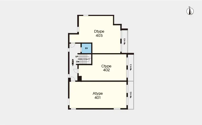 ヘーベルVillage十条 間取図