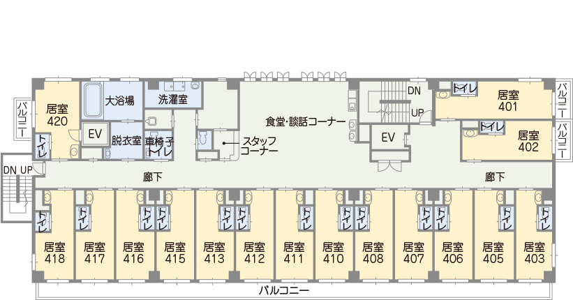 リーブル岸和田 間取図