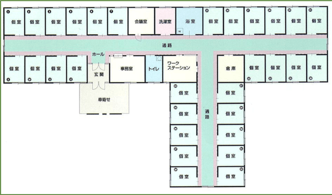 メディケアレジデンス豊川 間取図
