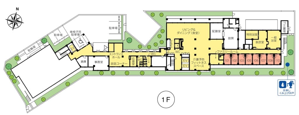 ニチイホーム 矢口 間取図