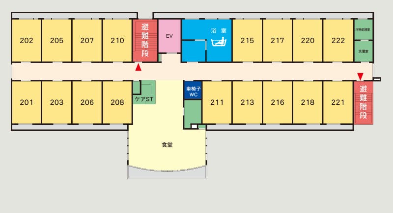 有料老人ホーム桜寿のさと松島 間取図