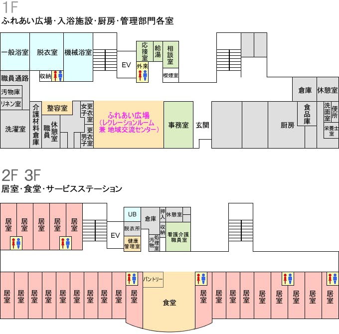 介護付有料老人ホーム 明和ふれあいガーデン 間取図