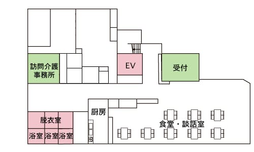 サービス付き高齢者向け住宅マイライフ 間取図
