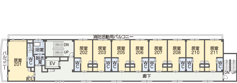 リーブル忠岡 間取図