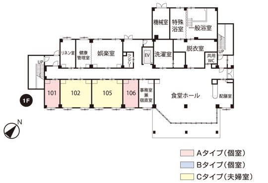 らいふアシスト・泉ヶ森　ナーシングケアレジデンス 間取図
