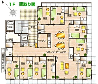 グループホームさくら草 間取図