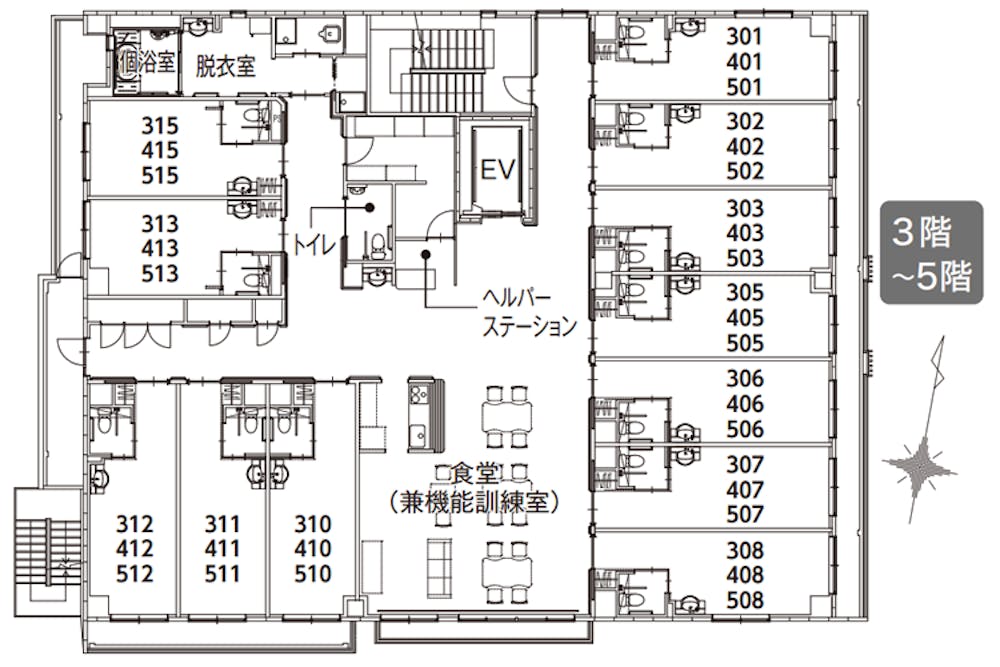 イリーゼ鶴舞 間取図