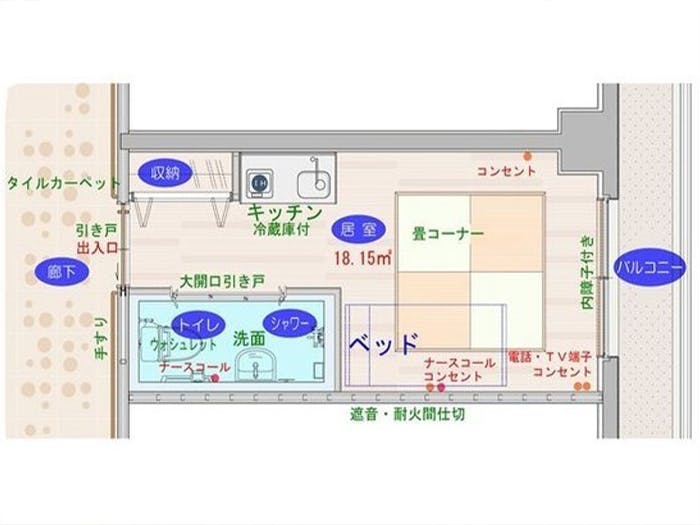 彩那テラス武庫川 間取図