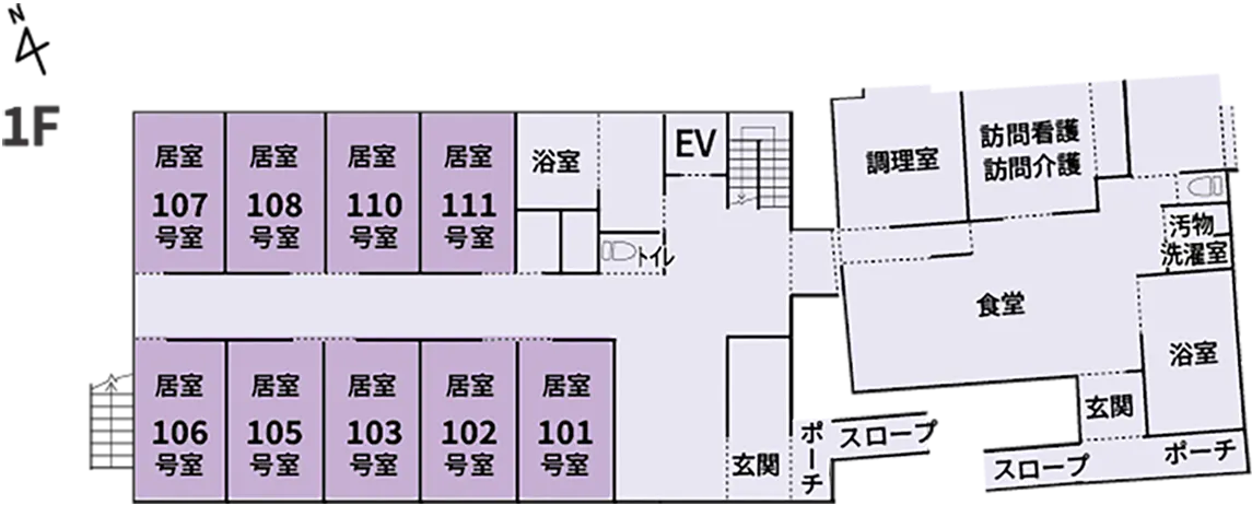 メディホス茅野 間取図