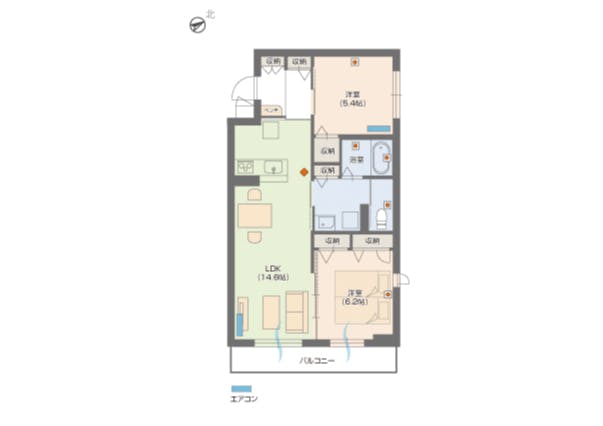 グランドマスト西大宮 間取図