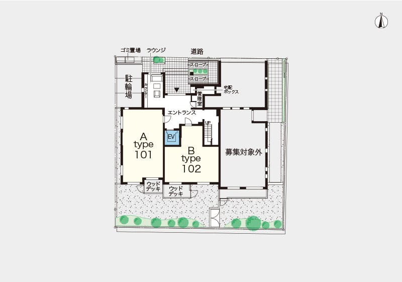 ヘーベルVillage野方 間取図