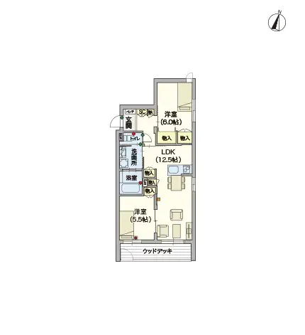 ヘーベルVillage用賀多摩川台 間取図