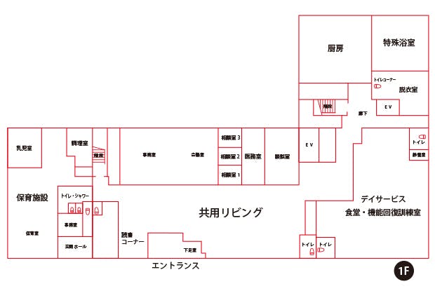 医療サービス付高齢者住宅メディカ倉敷北 間取図