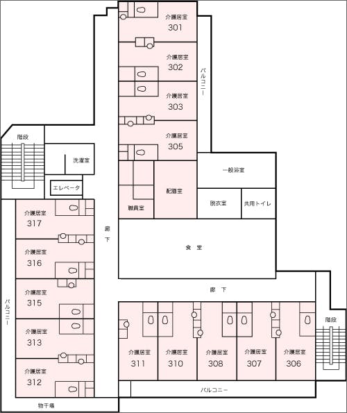 クオレ西淀川 間取図