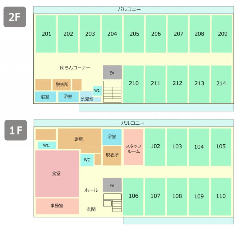 ぐっどケアLu-Na 間取図