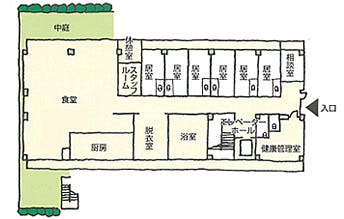 スーパーコート平野 間取図