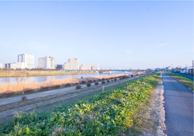 グランドマスト武蔵小杉石水邸 多摩川