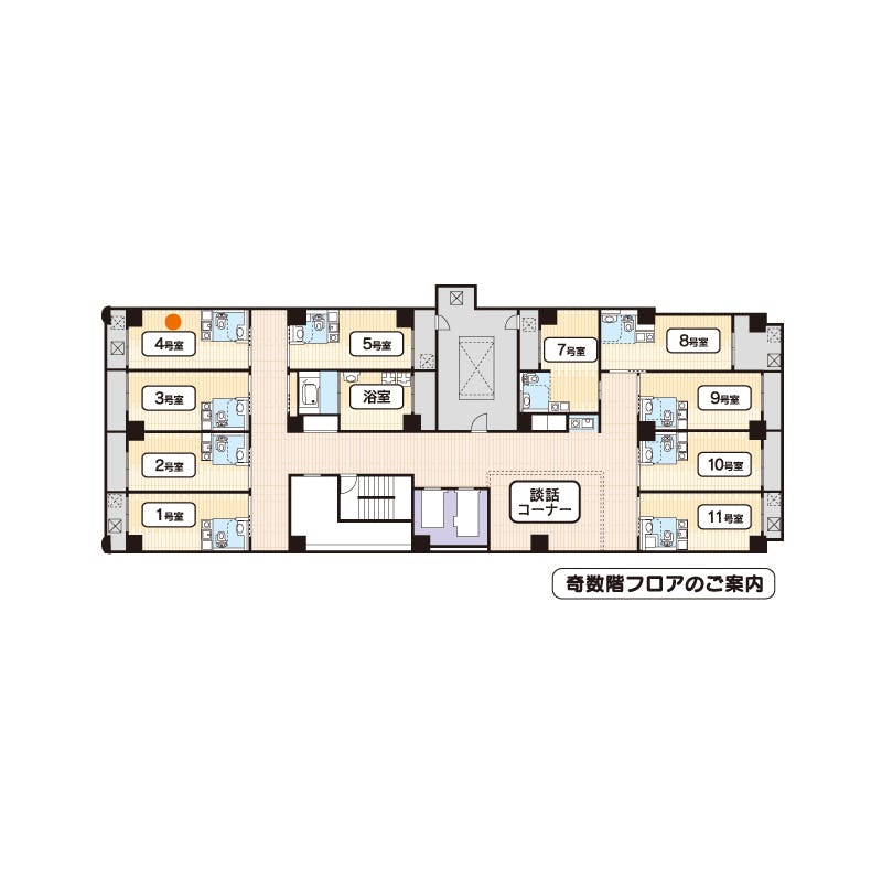 ミヨ倶楽部堺 間取図