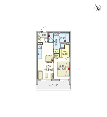 ヘーベルVillage藤沢本町 間取図