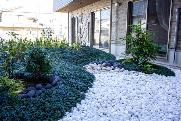 リアンレーヴ川越 中庭