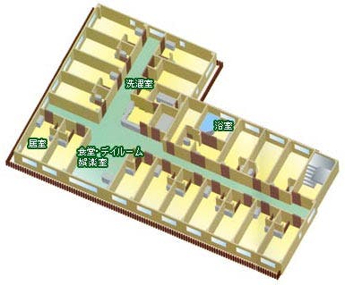 なかい和楽園 間取図