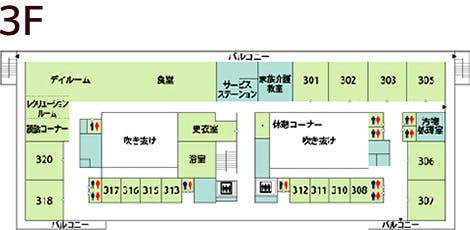 医療法人積愛会千の星・よこはま 間取図
