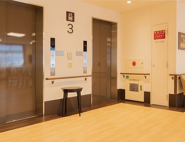 リアンレーヴ入間中央 エレベーターホール