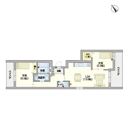 ヘーベルVillageおおたかの森南 間取図