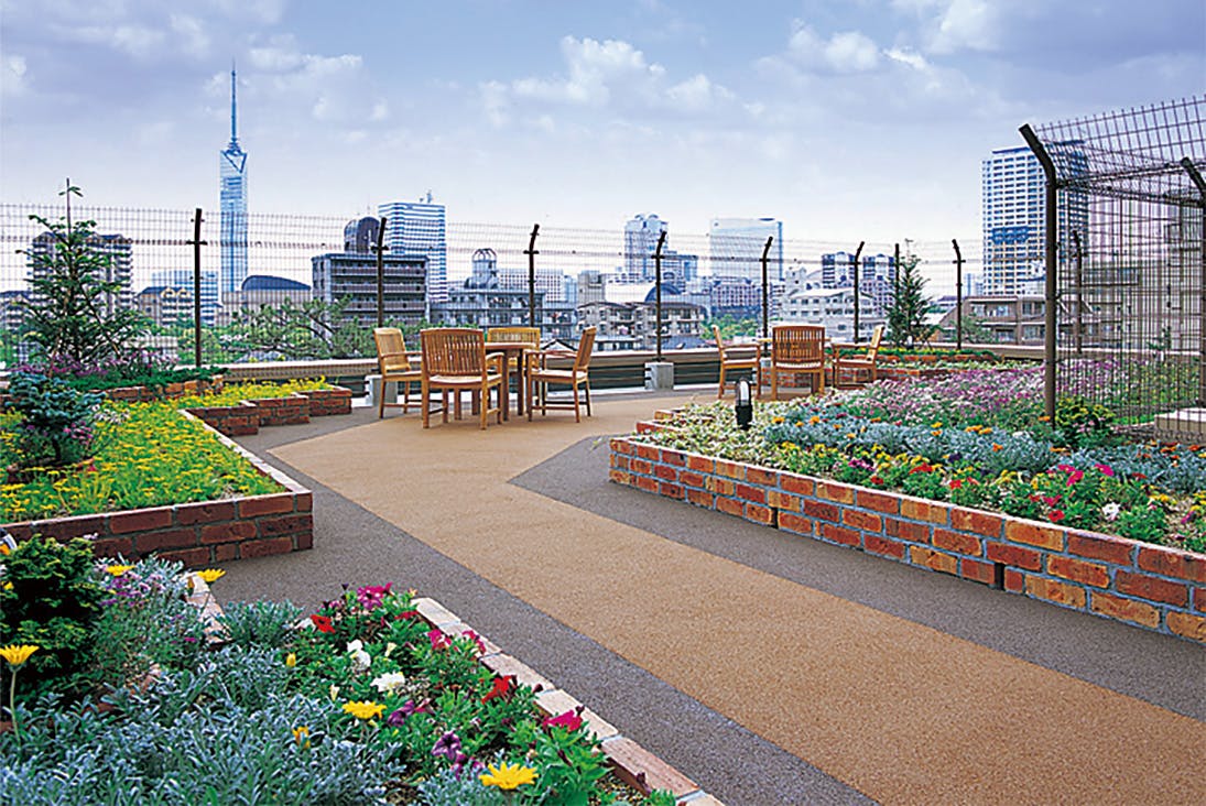 レジアス百道 屋上庭園「遊花」