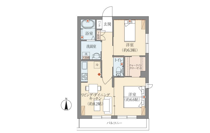 グランドマスト柳沢 間取図