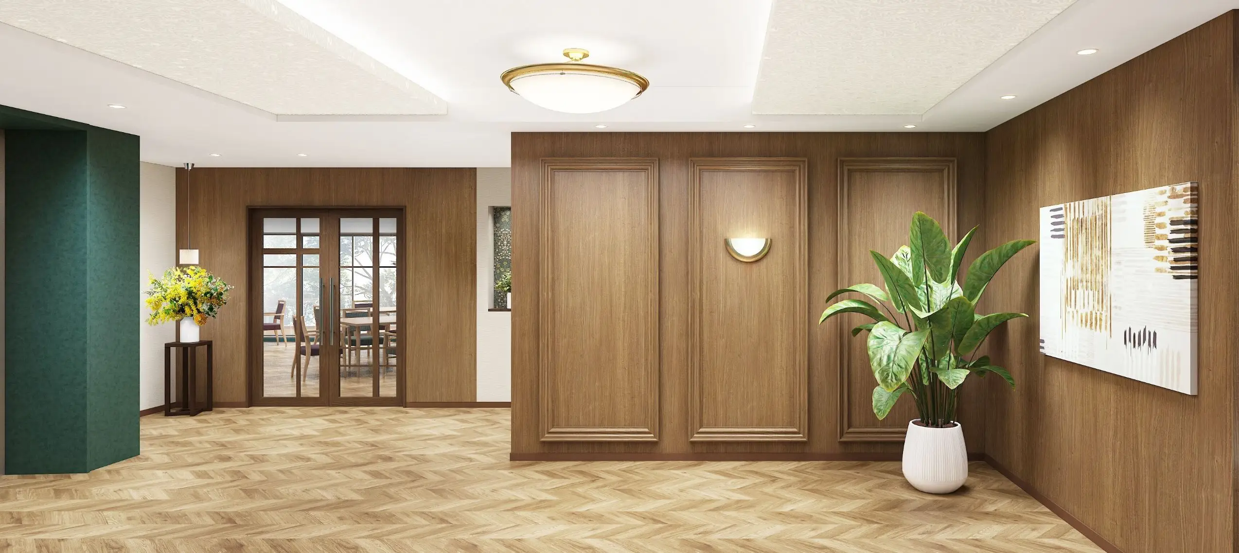 ドーミー大井町二葉 エントランス