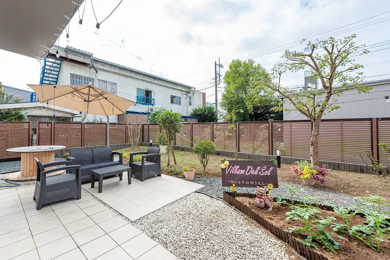 イリーゼ東岩槻 中庭