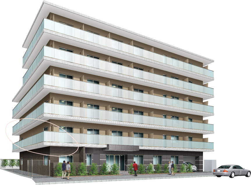 リリィパワーズレジデンス西新井 外観