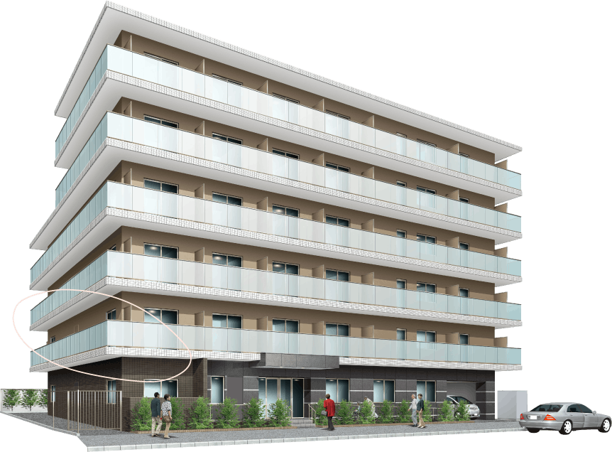 リリィパワーズレジデンス西新井 外観