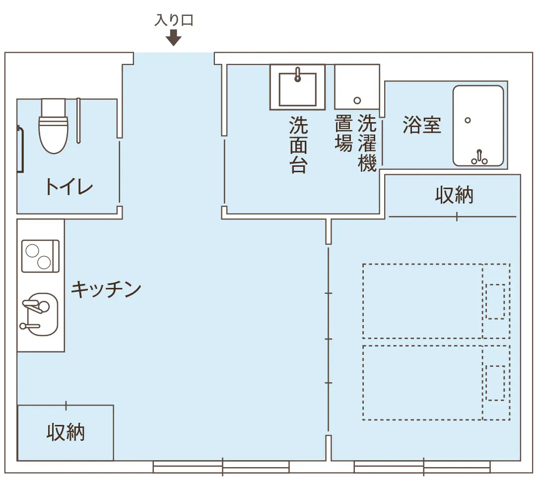 ココファンJR野幌駅前 間取図