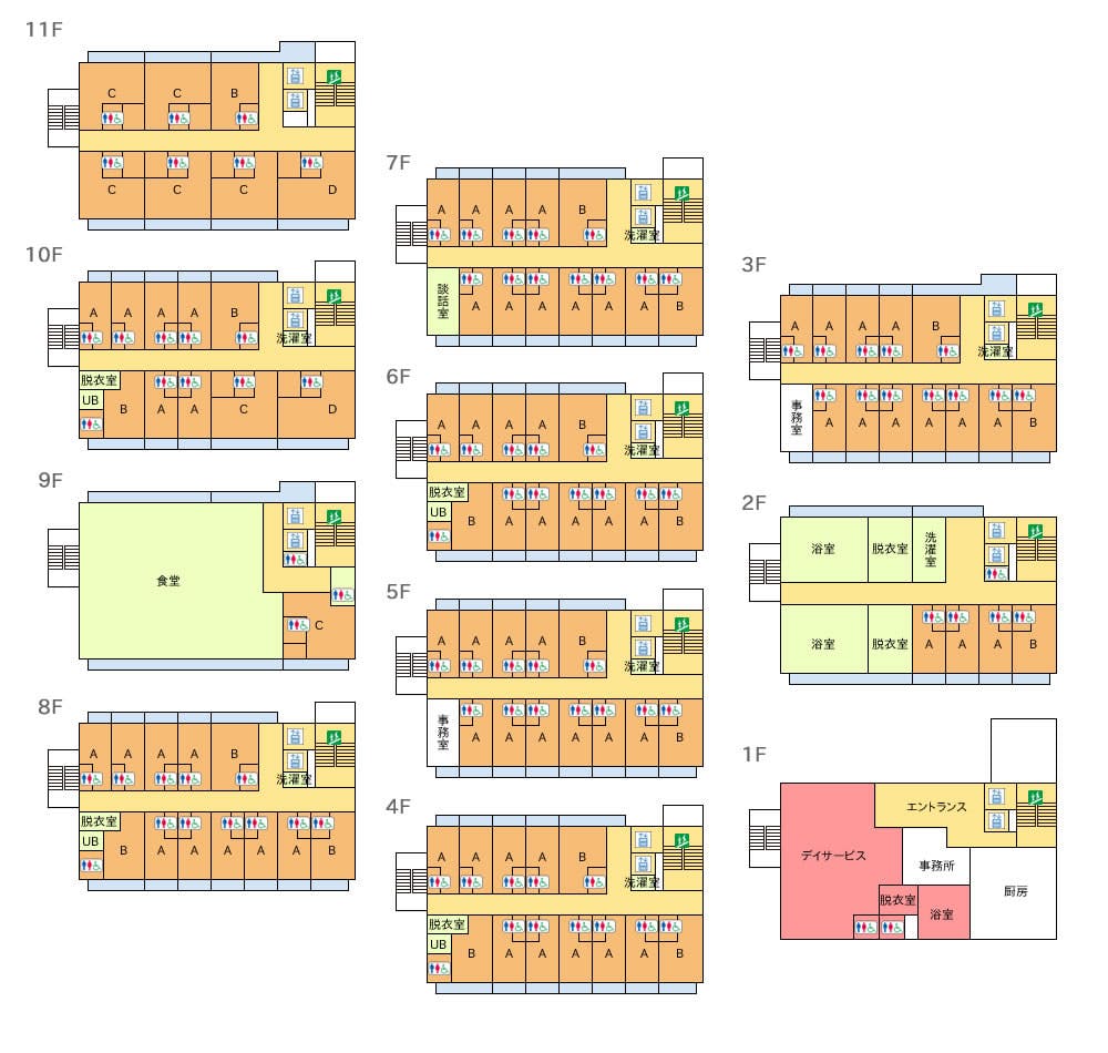 グランドファミリア植田 間取図