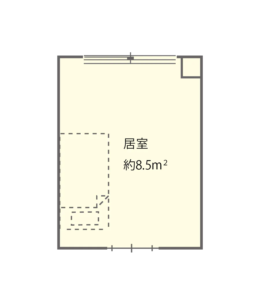ゆとり庵北越谷グループホーム 間取図