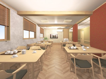 エタニティ岸和田弐番館 食堂（イメージ図）