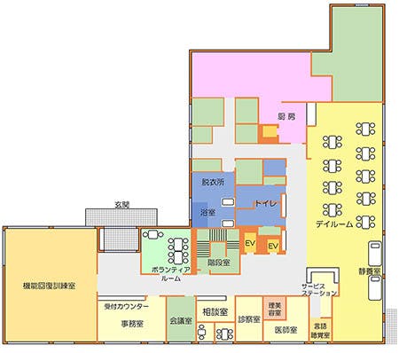 国立あおやぎ苑 間取図