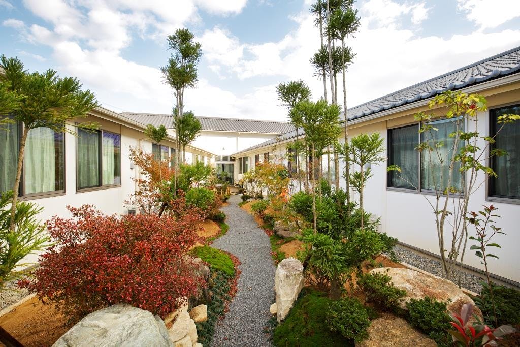 清流の郷一笑 中庭