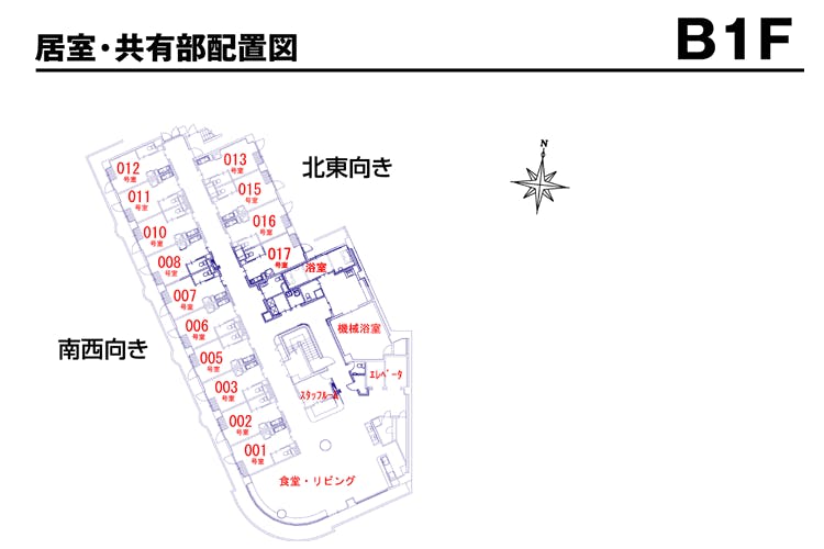 チャームスイート緑地公園 間取図