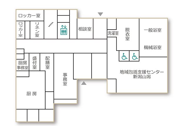 ツクイ・サンフォレスト新潟山潟 間取図