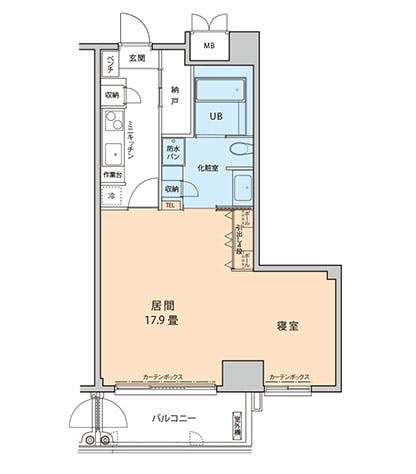 コンフォートロイヤルライフ多摩 間取図