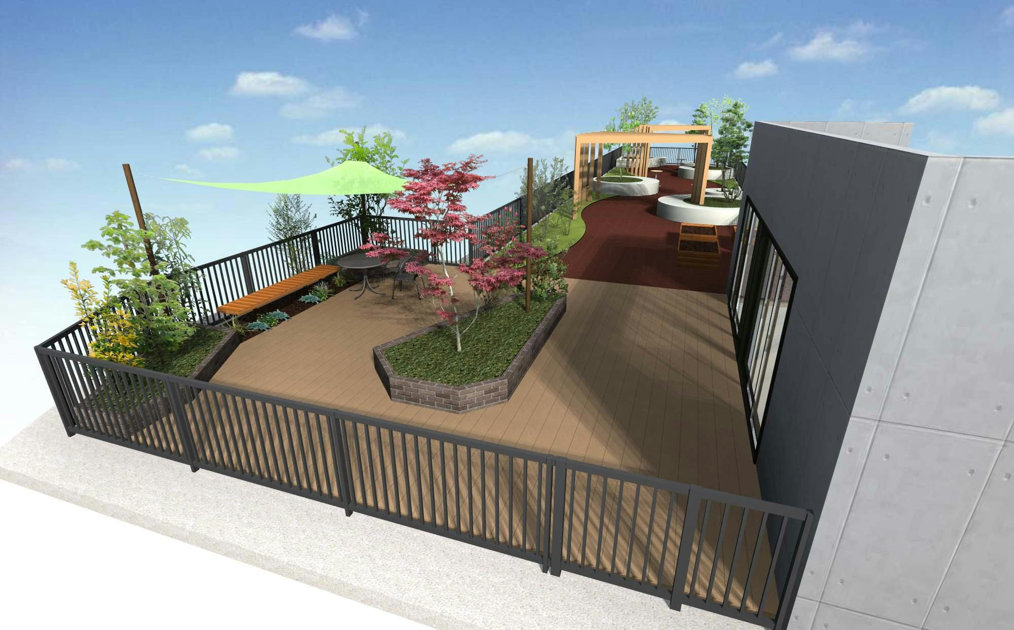 いきいきメディカルリハ荒木 屋上庭園