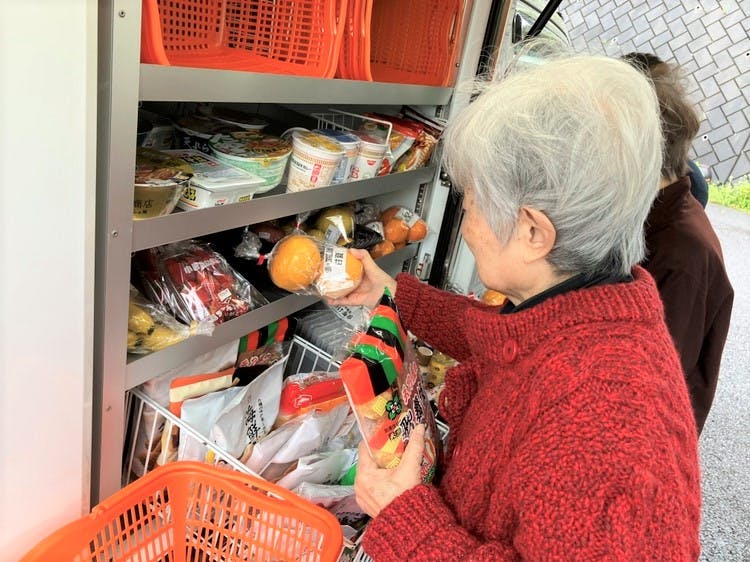 介護付有料老人ホーム すこや家・真鶴 移動販売