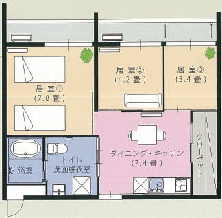 ゆいまーるせと 間取図