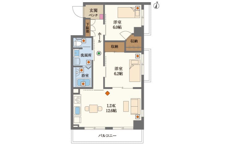 グランドマスト町田 間取図
