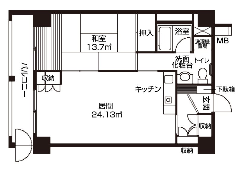 ドーミー相模原 間取図