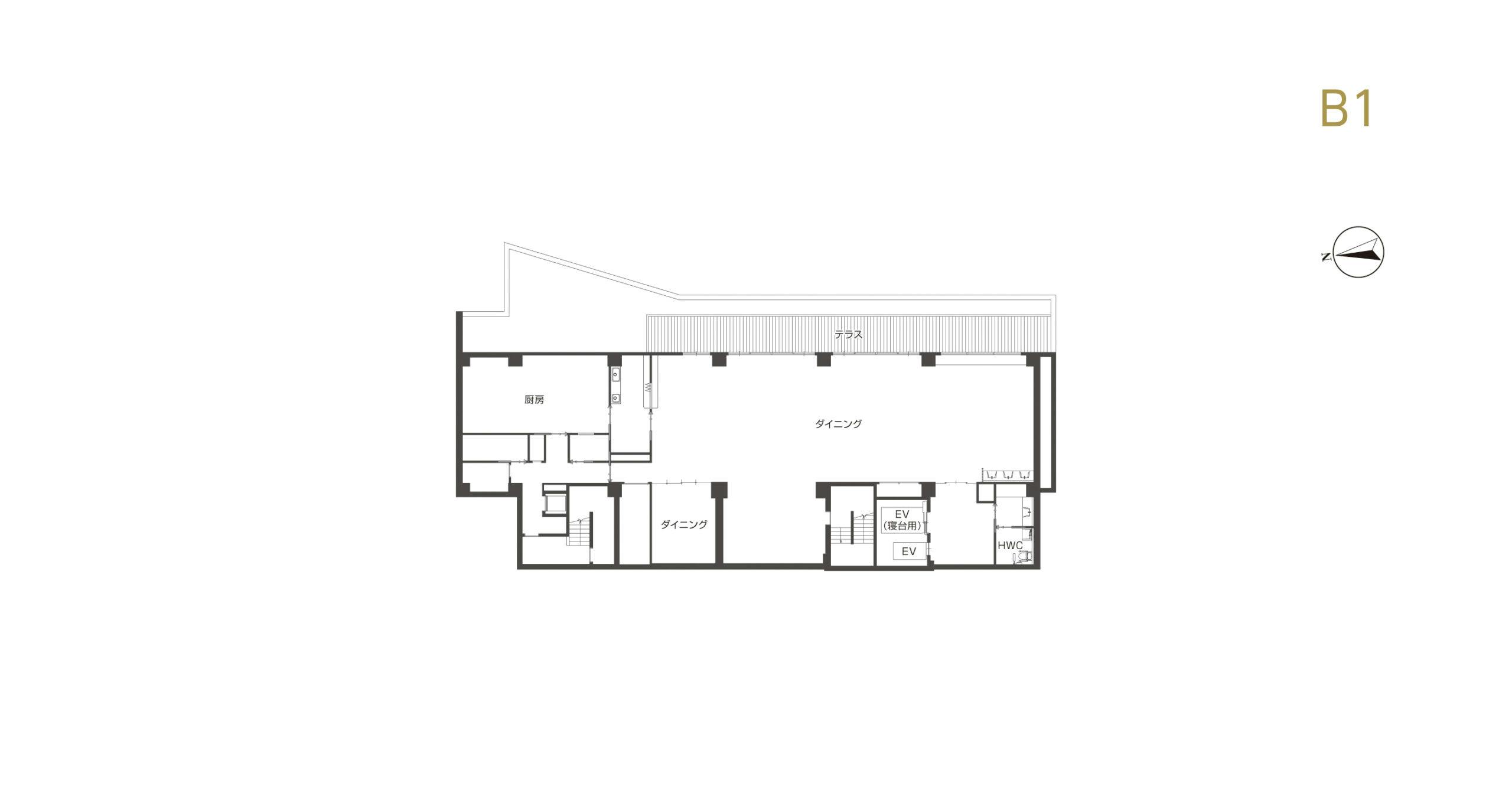 チャームスイート苦楽園 間取図